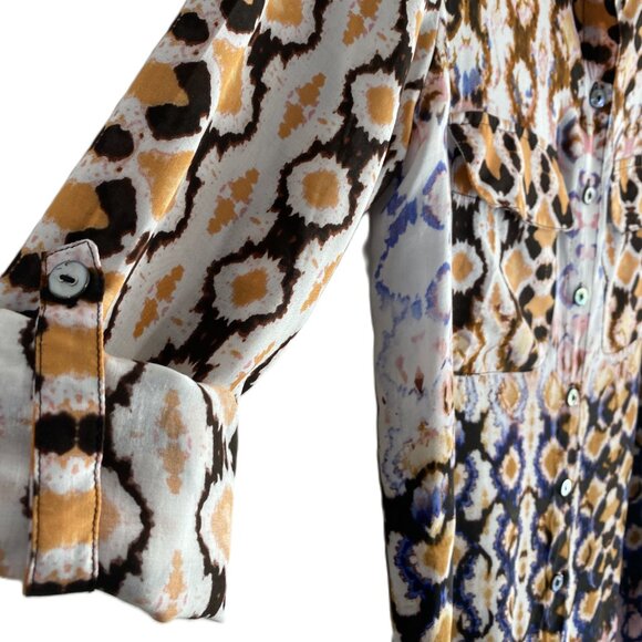 Mishca |‎ Tunic Long Sleeve Blouse | Size Small Women's - Picture 6 of 9